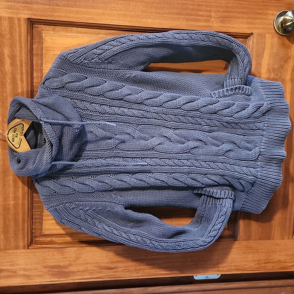 L.L Bean funnel neck knit sweater